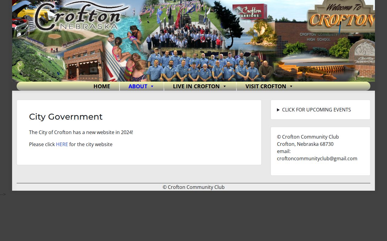 Crofton court docket record source from the city-government portal