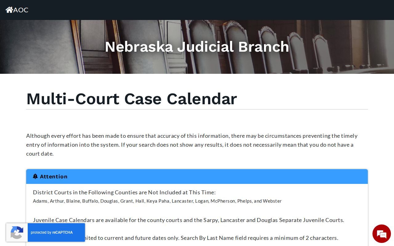 Knox County court docket Multi-Court Calendar search