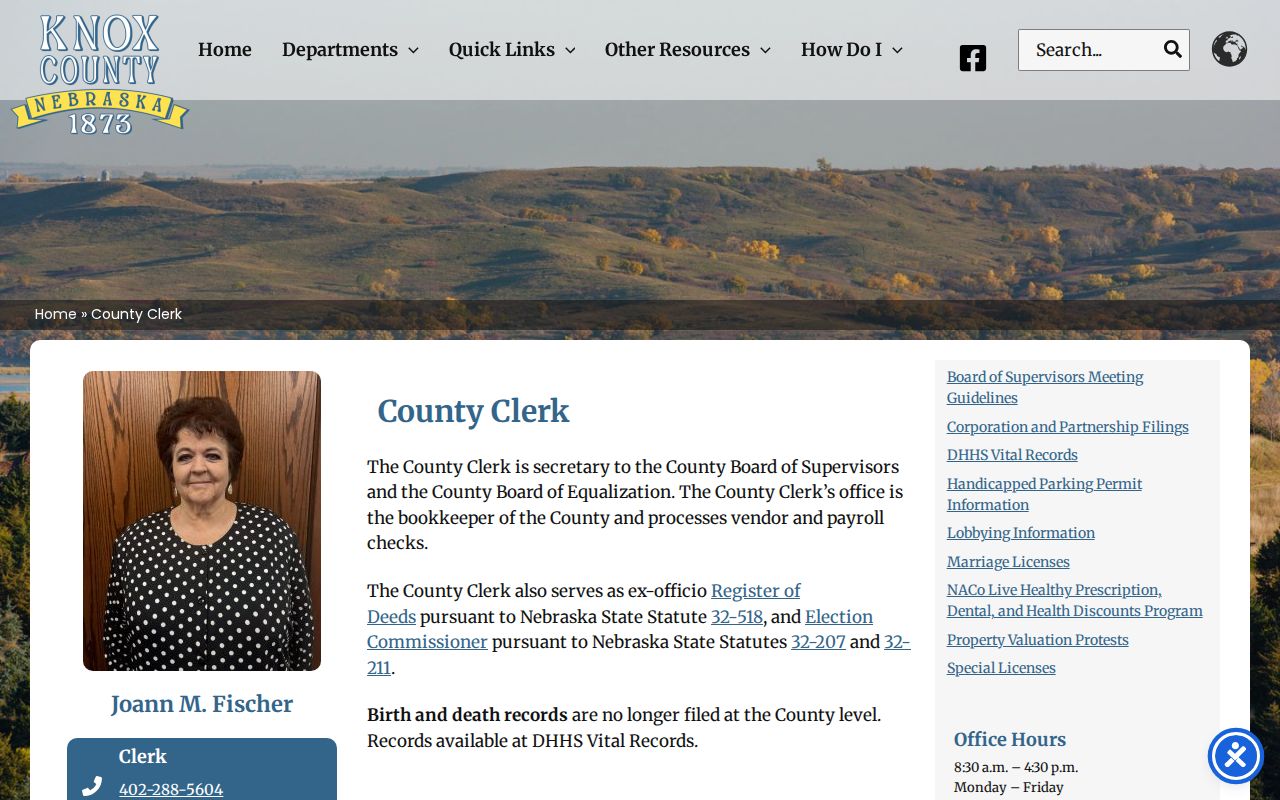 Wausa court docket record source illustrating the county clerk distinction