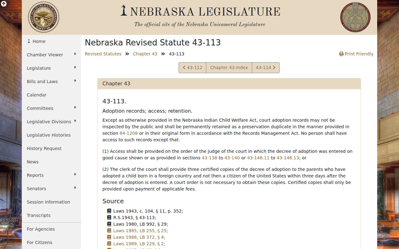 Wausa court docket record source concerning Nebraska restricted court records